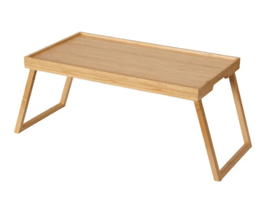 Bed tray foldable bamboo 49x30x19 cm
