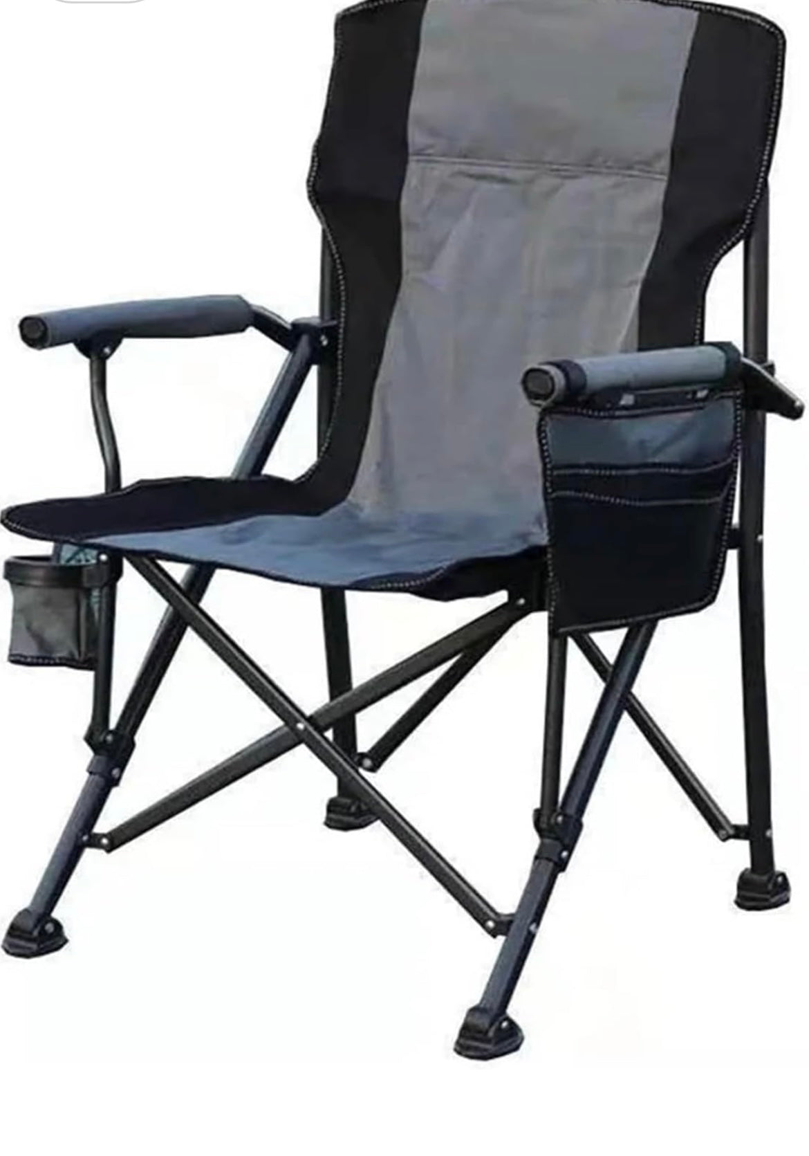 heavy-duty  folding camping chair water proof with built in cup holder and storage bag