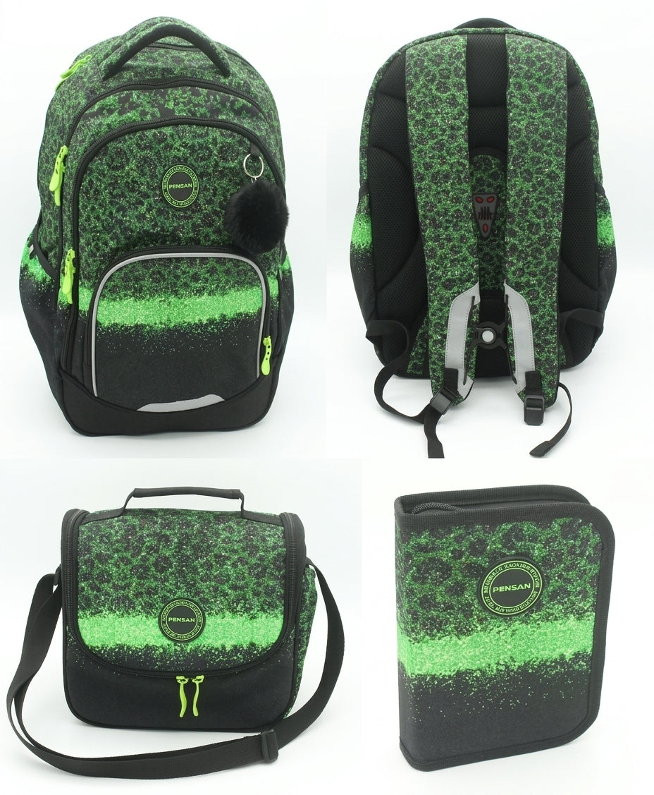 3 layers PENSAN school backpack, Pencil case + FREE LUNCH BAG AND FREE DELIVERY