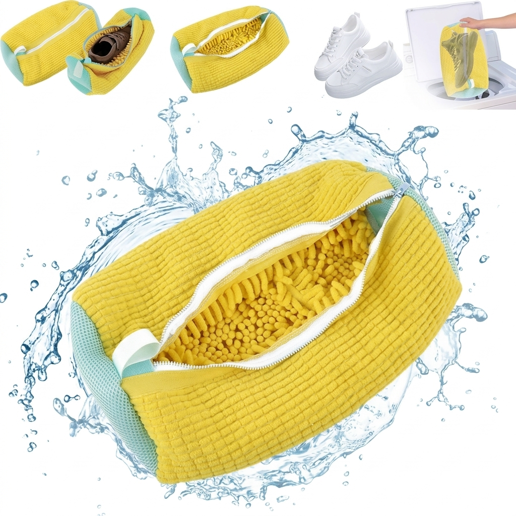 Microfiber Shoe Washing Bag