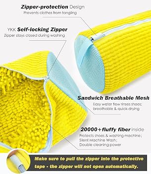 Microfiber Shoe Washing Bag